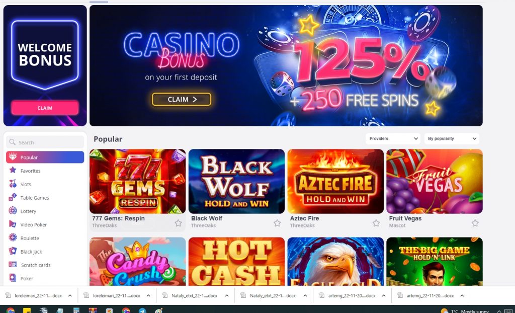 online casino with sign up bonus